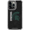 Michigan State University Bold Spartans Logo iPhone 16 Pro Max Clear Case