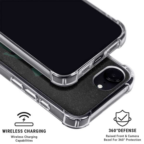 Michigan State University Bold Spartans Logo iPhone 16e Clear Case