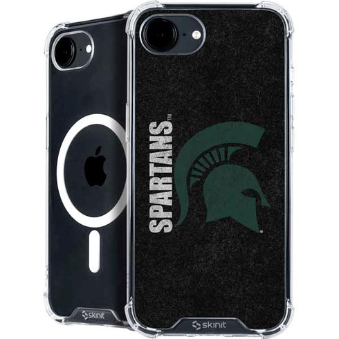 Michigan State University Bold Spartans Logo iPhone 16e MagSafe Case