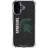 Michigan State University Bold Spartans Logo iPhone 17 Clear Case