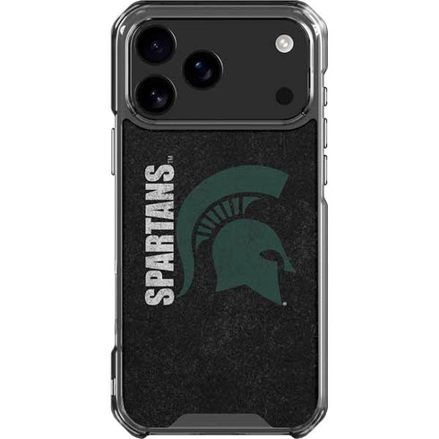 Michigan State University Bold Spartans Logo iPhone 18 Pro Max Clear Case