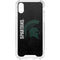 Michigan State University Bold Spartans Logo iPhone XS Clear Case