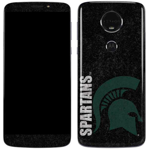 Michigan State University Bold Spartans Logo Moto E5 Plus Skin