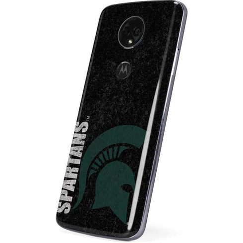 Michigan State University Bold Spartans Logo Moto E5 Plus Skin