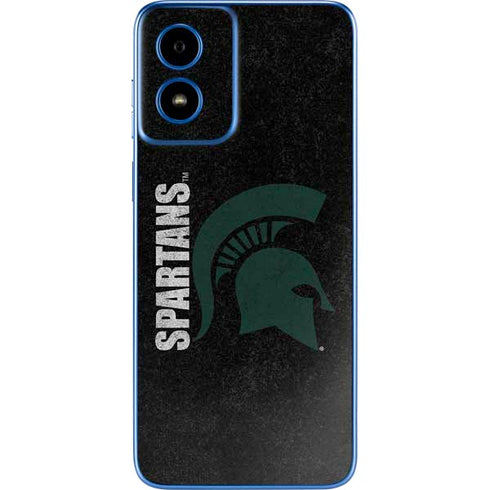 Michigan State University Bold Spartans Logo Moto G Play 4G (2024) Skin