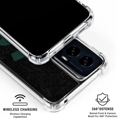 Michigan State University Bold Spartans Logo Moto G Power 5G (2024) Clear Case