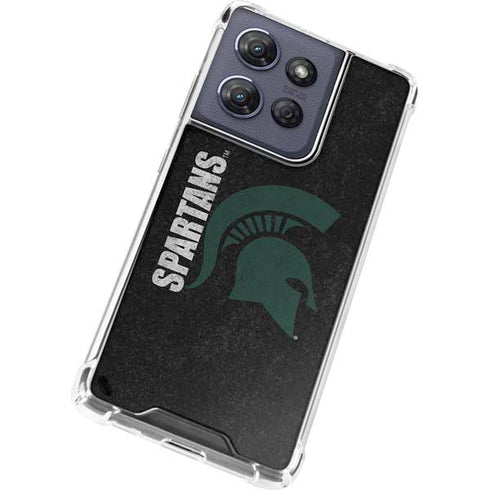 Michigan State University Bold Spartans Logo Moto G Stylus 5G (2025) Clear Case