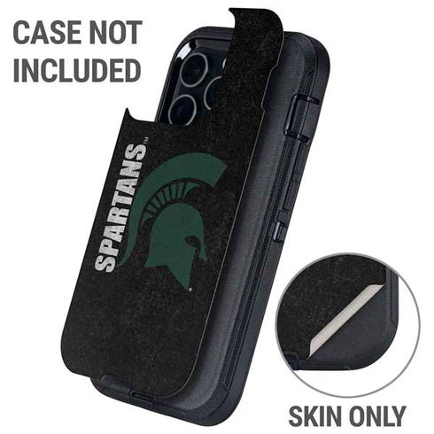Michigan State University Bold Spartans Logo Otterbox Defender iPhone Skin