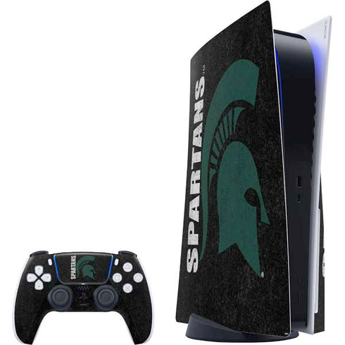 Michigan State University Bold Spartans Logo PlayStation PS5 Skins
