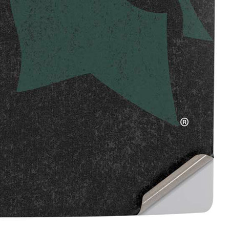 Michigan State University Bold Spartans Logo PS5 Pro Disk Console Skin