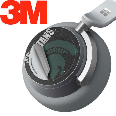Michigan State University Bold Spartans Logo Surface Headphones Skin