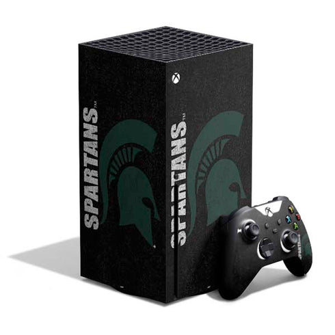 Michigan State University Bold Spartans Logo Xbox Series X Skins