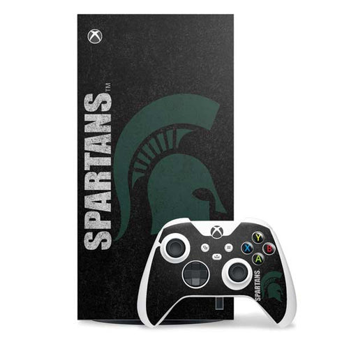 Michigan State University Bold Spartans Logo Xbox Series X Skins