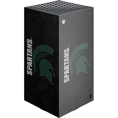 Michigan State University Bold Spartans Logo XBox Series X Digital Edition Console Skin