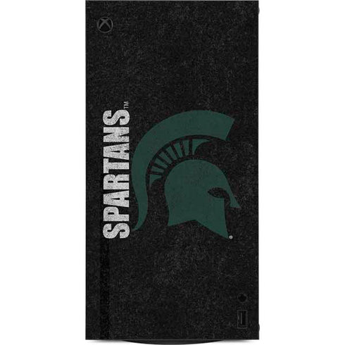 Michigan State University Bold Spartans Logo XBox Series X Digital Edition Console Skin