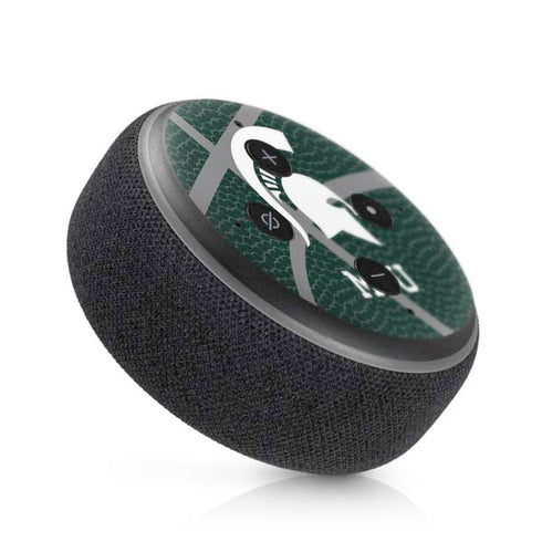 Michigan State University Green Basketball Amazon Echo Dot Skin