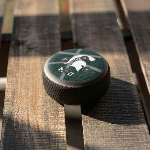 Michigan State University Green Basketball Amazon Echo Dot Skin