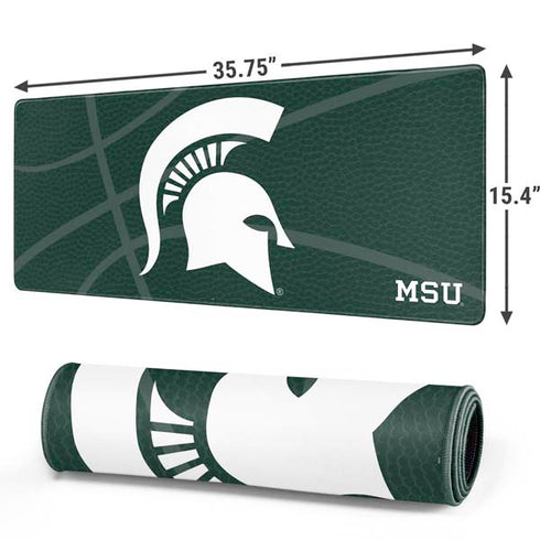 Michigan State University Green Basketball Gaming Mouse Pad