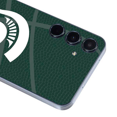 Michigan State University Green Basketball Galaxy A35 5G Skin