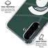 Michigan State University Green Basketball Galaxy A36 5G Clear Case
