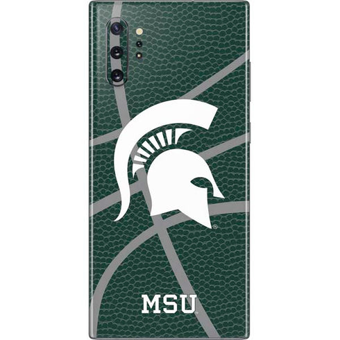Michigan State University Green Basketball Galaxy Note 10 Plus Skin