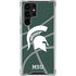 Michigan State University Green Basketball Galaxy S23 Ultra Clear Case