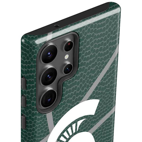 Michigan State University Green Basketball Galaxy S23 Ultra Pro Case
