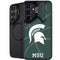 Michigan State University Green Basketball Galaxy S24 FE Kickstand Case
