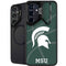 Michigan State University Green Basketball Galaxy S24 Kickstand Case