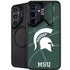 Michigan State University Green Basketball Galaxy S25 Kickstand Case