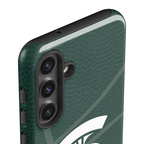 Michigan State University Green Basketball Galaxy S25 Plus Impact Case