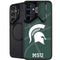 Michigan State University Green Basketball Galaxy S25 Plus Kickstand Case