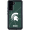 Michigan State University Green Basketball Galaxy S24 Plus Waterproof Case