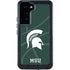 Michigan State University Green Basketball Galaxy S24 Plus Waterproof Case