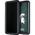 Michigan State University Green Basketball Galaxy S24 Plus Waterproof Case