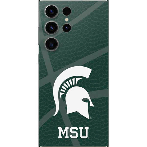 Michigan State University Green Basketball Galaxy S25 Ultra Skin