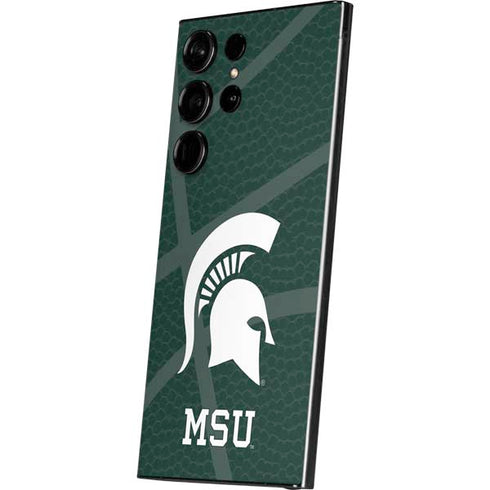 Michigan State University Green Basketball Galaxy S25 Ultra Skin