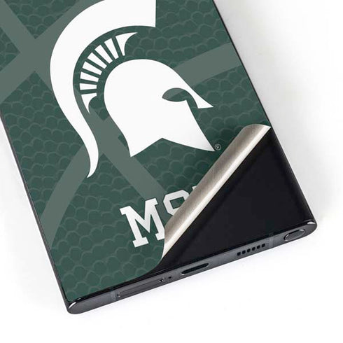 Michigan State University Green Basketball Galaxy S25 Ultra Skin