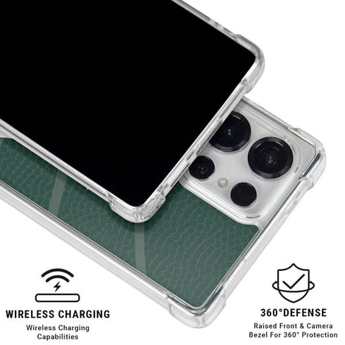 Michigan State University Green Basketball Galaxy S25 Ultra Clear Case