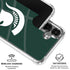 Michigan State University Green Basketball Galaxy S26 Clear Case