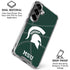 Michigan State University Green Basketball Galaxy S26 Clear Case