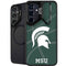 Michigan State University Green Basketball Galaxy S26 Plus Kickstand Case