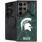 Michigan State University Green Basketball Galaxy S26 Ultra Kickstand Case