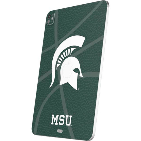 Michigan State University Green Basketball iPad Pro 13in M4 (2024) Skin