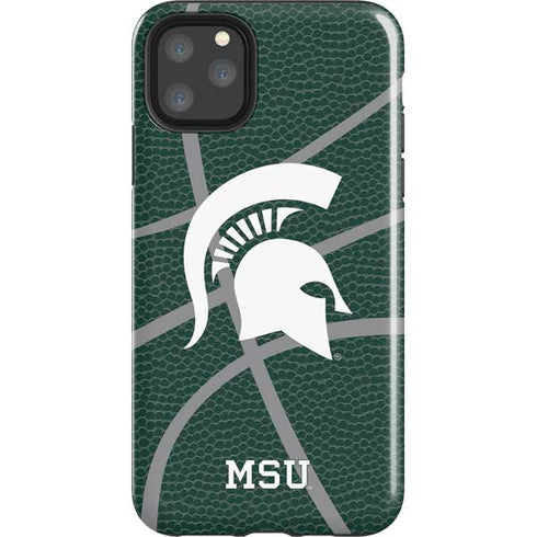 Michigan State University Green Basketball iPhone Cases