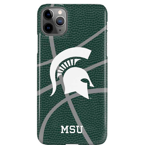 Michigan State University Green Basketball iPhone Cases
