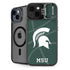 Michigan State University Green Basketball iPhone 14 Kickstand Case