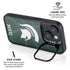 Michigan State University Green Basketball iPhone 14 Kickstand Case