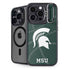 Michigan State University Green Basketball iPhone 14 Pro Max Kickstand Case
