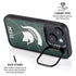 Michigan State University Green Basketball iPhone 15 Plus Kickstand Case